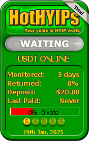 HotHYIPs - monitor and rating. Click here to verify status.